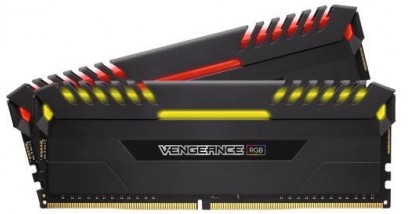 Модуль памяти CORSAIR Vengeance RGB CMR16GX4M2C3000C16 DDR4 - 2x 8Гб 3000, DIMM, Ret
