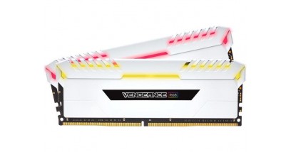 Модуль памяти CORSAIR Vengeance RGB CMR16GX4M2C3600C18W DDR4 - 2x 8Гб 3600, DIMM, Ret
