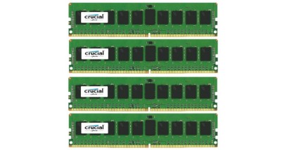 Модуль памяти Crucial 32GB DDR4 Kit (8GBx4) 2133MHz PC4-17000 UDIMM ECC CL15 DR x8 288pin (CT4K8G4WFD8213)