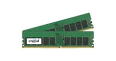Модуль памяти Crucial 64GB DDR4 Kit (16GBx4) 2400MHz PC4-19200 UDIMM ECC CL17 DR x8 288pin (CT4K16G4WFD824A)