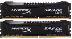 Модуль памяти Kingston HyperX Savage Black HX424C12SB2K2/8 DDR4 - 2x 4Гб 2400, D..