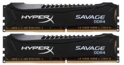 Модуль памяти Kingston HyperX Savage Black HX424C12SB2K2/8 DDR4 - 2x 4Гб 2400, DIMM, Ret