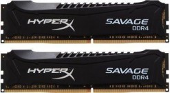 Модуль памяти Kingston 16GB 2666MHz DDR4 CL13 DIMM (Kit of 2) XMP HyperX Savage Black