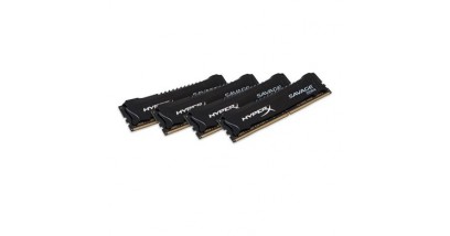 Модуль памяти Kingston 16GB 2800MHz DDR4 CL14 DIMM (Kit of 4) XMP HyperX Savage Black, EAN: '740617251098
