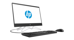 Моноблок HP 200 G3 3VA73EA (Core i5 8250U-1.60ГГц, 4ГБ, 1ТБ, UHDG, DVD±RW, LAN, WiFi, BT, 21.5"" 1920x1080, W'10 Pro) + клавиатура + мышь