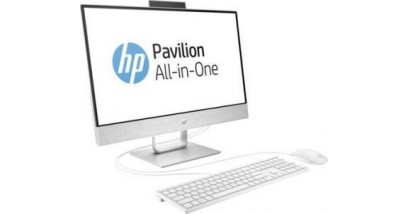 Моноблок HP Pavilion 24-x005ur, Intel Core i5 7400T, 8Гб, 1000Гб, Intel HD Graphics 630, Windows 10, белый [2mj56ea]