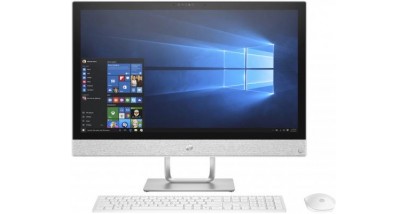Моноблок HP Pavilion 24-x050ur 3ES07EA (Core i5 7400T-2.40ГГц, 4ГБ, 16ГБ+1ТБ, R530, LAN, WiFi, BT, WebCam, 23.8"" 1920x1080 сенсор., W'10 H) + клавиатура + мышь