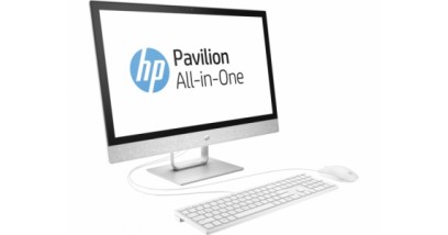 Моноблок HP Pavilion 24 I 24-r002ur 24'' FHD Non-Touch Core i3-7100T,4GB DDR4(1X4GB),16GB Optane +1TB,Intel HD Graphics 630,DVDRW,USB Kbd/Mouse,Blizzard White,Win10