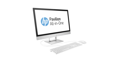 Моноблок HP Pavilion 24 I 24-r028ur 24'' FHD Non-Touch Pentium G4560T,4GB DDR4(1X4GB),1TB,Intel HD Graphics 630,DVDRW,USB Kbd/Mouse,Blizzard White,Win10