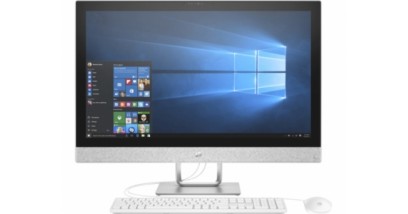 Моноблок HP Pavilion 27-r017ur, Intel Core i7 7700T, 16Гб, 2Тб, 256Гб SSD, AMD Radeon 530 - 2048 Мб, DVD-RW, Windows 10, белый [2mj77ea]