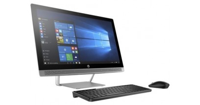 Моноблок HP ProOne 440 G3, Intel Core i5 7500T, 4Гб, 1000Гб, 128Гб SSD, Intel HD Graphics 630, DVD-RW, Windows 10 Professional, черный и серебристый [1qm00es]