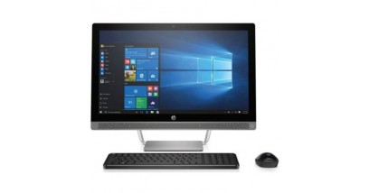 Моноблок HP ProOne 440 G3, Intel Core i5 7500T, 4Гб, 500Гб, Intel HD Graphics 630, DVD-RW, Windows 10 Home, черный и серебристый [2ru01es]