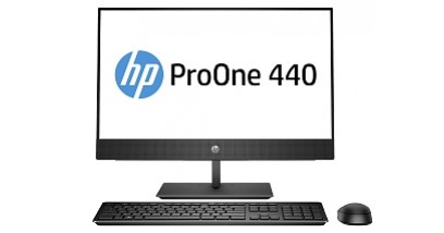 Моноблок HP ProOne 440 G4 4YV99ES (Core i3 8100T-3.10ГГц, 4ГБ, 1ТБ, UHDG, DVD±RW, LAN, WiFi, BT, WebCam, 23.8"" 1920x1080, FreeDOS) + клавиатура + мышь