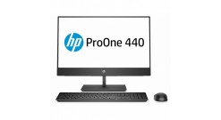 Моноблок HP ProOne 440 G4 4YW05ES (Core i3 8100T-3.10ГГц, 8ГБ, 128ГБ+1ТБ, UHDG, DVD±RW, LAN, WiFi, BT, WebCam, 23.8"" 1920x1080, W'10 Pro) + клавиатура + мышь