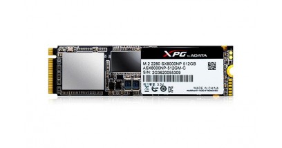 Накопитель SSD A-Data SSD PCI-E x4 512Gb ASX8000NP-512GM-C SX8000 M.2 2280