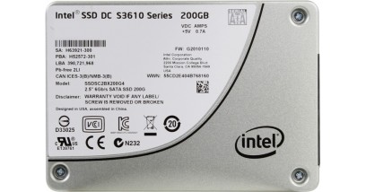 Накопитель SSD Intel 200GB DC S3610 SATA 2.5"" (940779)