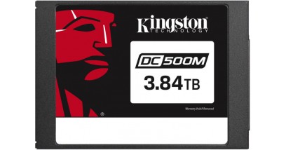 Накопитель SSD Kingston 3.84TB DC500M 2.5” SATA SSD (R555/W520MB/s) 1,3DWPD (Mixed-Use)