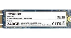 Накопитель SSD Patriot M.2 2280 240GB PI240GSM280SSDR PATRIOT 240Гб..