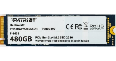 Накопитель SSD Patriot PCIE 480 Gb Patriot HellFire M2 2280 PH480GPM280SSDR