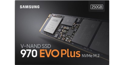 Накопитель SSD Samsung 250GB 970 EVO PLUS M.2 2280, NVMe, Read/Write: 3500 / 2300 MB/s, Read/Write IOPS 250K/550K (MZ-V7S250BW)