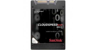 Накопитель SSD SanDisk CloudSpeed Eco Gen. II 2.5"" 480GB SSD, SATA 6Gb/s, Read/Write: 530/460 MB/s, IOPS: 76K/14K, 15nm MLC, FRAME, S.M.A.R.T., Write cache immunity