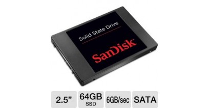 Накопитель SSD SanDisk 64GB SATA SDSSDP-064G-G25 2.5"" w260Mb/s r480Mb/s