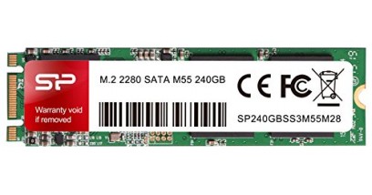 Накопитель SSD Silicon POWER M-Series SP240GBSS3M55M28 240Гб, M.2 2280, SATA III