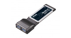 Сетевой адаптер D-Link PCI-E 2x USB 3.0 Express Card for notebooks..