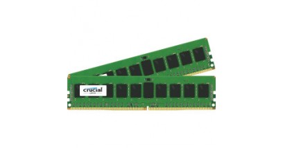 Модуль памяти Crucial 16GB DDR4 Kit (2x8GB) 2133MHz PC4-17000 UDIMM ECC CL15, 1.2V, DRx8 (CT2K8G4WFD8213)