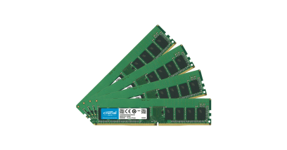 Модуль памяти Crucial 16GB DDR4 2400 DIMM Server Memory CT4K4G4WFS824A ECC, CL17, 1.2V, SRx8, Kit (4x4GB), Retail