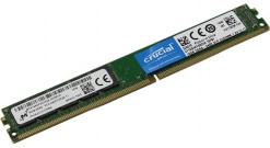Модуль памяти Crucial 16GB DDR4 2400MHz PC4-19200 UDIMM ECC VLP CL17, 1.2V, DRx8..