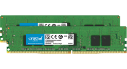 Модуль памяти Crucial 8GB DDR4 Kit (2x4GB) 2133MHz PC4-17000 UDIMM ECC CL15, 1.2V, SRx8 (CT2K4G4WFS8213)