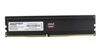 Модуль памяти AMD DDR4 4Gb 2133MHz AMD R744G2133U1S-UO OEM PC4-17000 CL15 DIMM 288-pin 1.2В