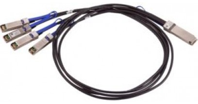 Кабель Mellanox MCP7F00-A001 passive copper hybrid cable, ETH 100GbE to 4x25GbE, QSFP28 to 4xSFP28, 1m