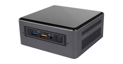 Платформа Intel NUC kit: Ci5-7260U, 2xDDR4 1.2V SODIMM (max 32GB), 2.5HDD+NVMe/SATA M.2 SSD (16GB Optane Memory M.2 module pre-installed), Intel HD620 (1xDP+1x4K HDMI), DualMic, 7.1 Audio via HDMI/DP+ComboJack, 4xUSB3.0, 1xGbE, IR, WiFi 8265 AC, BT4.2, 3Y