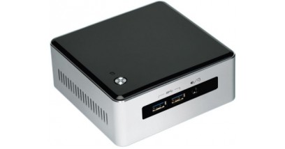 Платформа INTEL NUC BOXD34010WYKH2 i3 4010U (1.7)/GMA 4400/No OS/65W/black/silver/Dual DP+HDMI/mPCI-E/2,5"" HDD/Audio/RJ-45/4xUSB 3.0