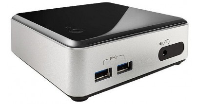 Платформа INTEL NUC Original BOXD54250WYK2 i5 4250U (1.3)/GMA 5000/No OS/65W/black/silver/Dual DP+HDMI/2xmPCI-E/SATA3/Audio/RJ-45/4xUSB 3.0