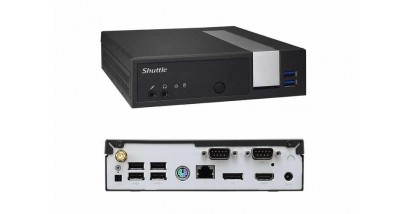 Платорфма Shuttle DX30, Intel Celeron J3355 dual core 2.5GHz Fanless Support 1080P FHD Playback/Support HDMI+DP+D-sub(optional) output/1 X DDR3L 1600 Mhz SODIMM Max 8GB/ 10/100/1000 Ethernet, 802.11 b/g/n WLAN /2xCOM/SD card reader, 40W adapt {4}