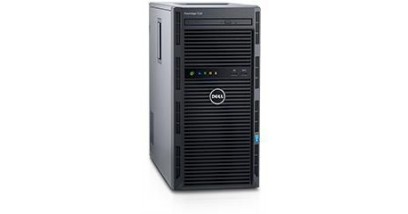 Сервер Dell PowerEdge T130 Tower/ E3-1230v6/ 1x16Gb UDIMM(2400)/ H330/ 1x1Tb NL SAS 7.2k LFF/ UpTo4LFF cabled HDD/ DVDRW/ iDRAC8 Exp+Port/ 2xGE/ 1x290W cabled PSU/ 3YBWNBD (210-AFFS)