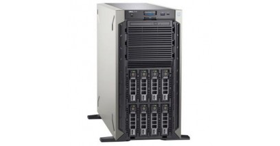 Сервер Dell PowerEdge T340 E-2134 , 16GB (1*16B) 2666 DDR4 UDIMM, PERC H730P+ 2GB NV Cache FH, DVD+/-RW SATA , 8x8Tb LFF 3.5"" SAS 7.2k , Broadcom 5720 LOM, 495W, iDRAC9 Ent, 3Y NBD