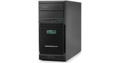 Сервер HP ML30 Gen10, 1x Intel Xeon E-2134 4C 3.5GHz, 1x8GB-U DDR4, S100i/ZM (RAID 0,1,5,10) 2x1TB 6G SATA 7.2K HP (4 LFF 3.5'' HP) 1x350W NHP NonRPS (up2x500), 2x1Gb/s, DVDRW, iLO5, Tower-4U, 3-1-1