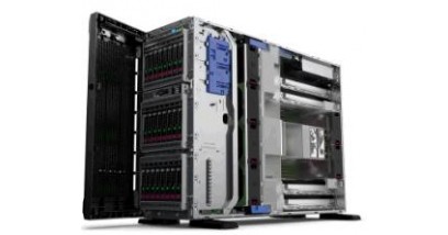 Сервер HP ProLiant ML350 Gen10 Silver 4110 HotPlug Tower(4U)/Xeon8C 2.1GHz(11Mb)/1x16GbR1D_2666/E208i-a(ZM/RAID 0/1/10/5)/noHDD(8/24up)SFF/noDVD/iLOstd/2NHPFans/4x1GbEth/1x800Wplat(2up)