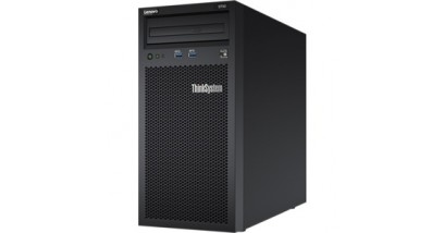 Сервер Lenovo ThinkSystem ST50 Tower 4U, 1xIntel Xeon E-2124G 4+2C (3.4GHz/8MB/71W), 8GB/2666MHz/1Rx8/1.2V UDIMM, 2x1TB SATA HDD 3.5"", SATA RAID,1xGbE, AMT, Slim DVD-RW, 1x250W p/s (upto 1), no p/c