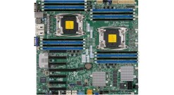 Материнская плата Supermicro MBD-X10DRH-CT-B, Dual SKT, Intel C612 chipset, 16 x DIMMs, 10 x SATA3, 8 x SAS3(LSI3108), 2 x 10 GbE, IPMI, 7 x PCI-E3.0 slots, E-ATX - Bulk