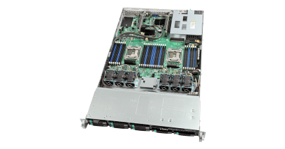 Серверная платформа Intel R1208WTTGSR 1U 2xE5-2600V3/V4, 24xDDR4 RDIMM, 8x2.5'' HDD HotSwap, 8xSATA ports, 2x10Gb Intel X540 LAN, 1+0 750W