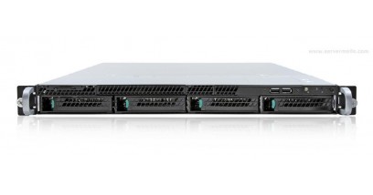 Серверная платформа Intel R1304SPOSHBN 1U E3-1200v5, 4xDDR4 UDIMM, 4x3.5"" HDD Hot-Swap, 8xSATA + M.2 ports RAID RSTe (0,1,10,5) & ESRT2 (0,1,10), 2x1GbE i210 LAN, IPMI2.0, 350W (944471)