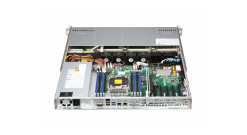 Серверная платформа Supermicro SYS-5018R-M 1U LGA2011 iC612, 8xDDR4, 4x3.5"" bays, 2x1GbE, IPMI 350W