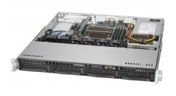 Серверная платформа Supermicro SYS-5019S-M 1U LGA1151 iC236, 4xDDR4 ECC, 4x3.5"" bays, 2x1GbE, IPMI, PCI-Ex16 350W
