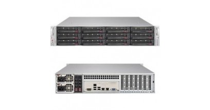 Серверная платформа Supermicro SSG-6029P-E1CR12T 2U 2xLGA3647 iC624, 16xDDR4, 12x3.5"" bays, 2x10GbE, IPMI 2x1280W