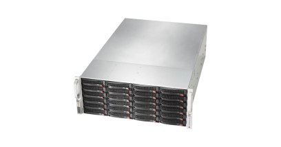 Серверная платформа Supermicro SSG-6049P-E1CR24l 4U 2xLGA3647 no DIMM(16)/ 3008RAID HDD(24)LFF/ 2x10Gbe/ 5xFH/ 2x1200W